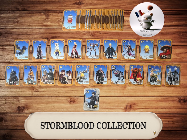 Triple Triad – Final Fantasy XIV Stormblood Deck | 70 Premium Cards | Fanmade Collector Set | Christmas gift | Free Worldwide Shipping
