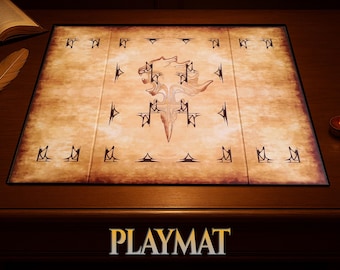 Final Fantasy VIII Triple Triad Game Board – FF8 Card Game | Foldable 35x50cm Premium Board |  Fan-Made Christmas Gift | Free Shipping