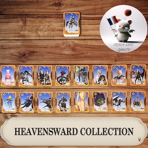Volledig speelbaar deck Triple Triad FFXIV Heavensward-collectie Gratis internationale levering FANART