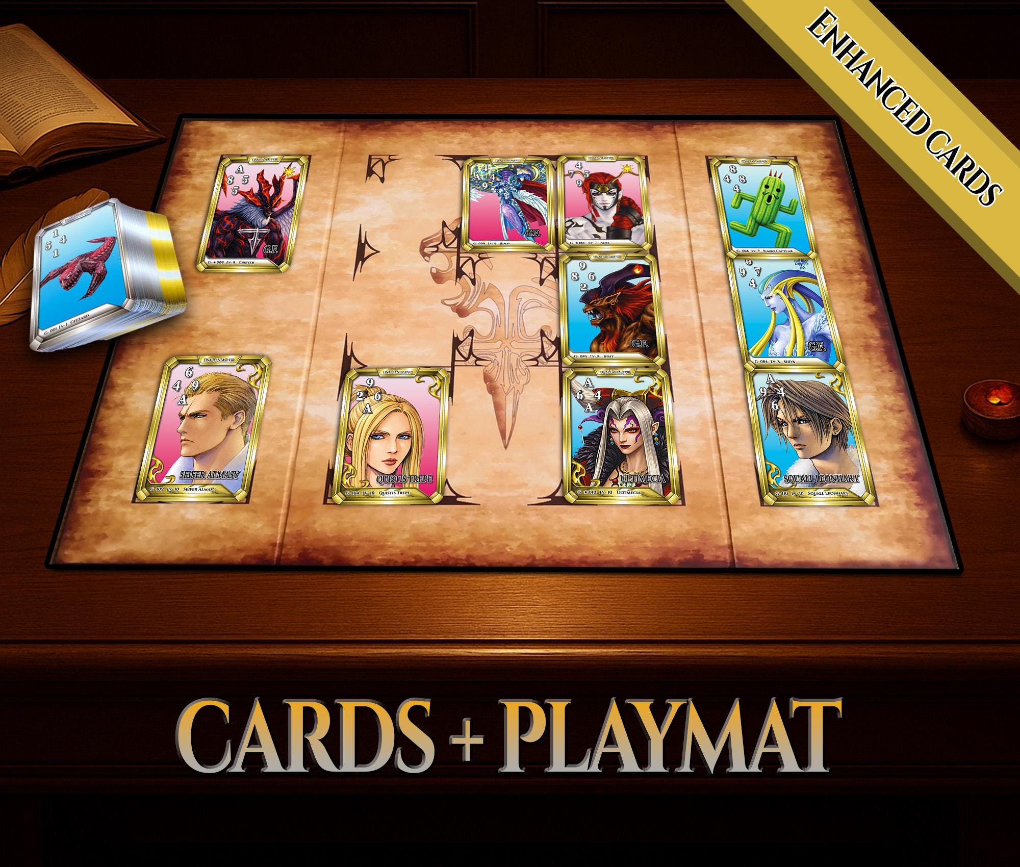 プレイマット/MTG/Final fantasy/8個セット Ff8 Playmat - Etsy