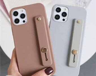phone case with strap holder