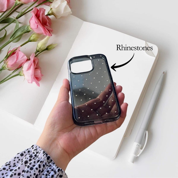 Classy Clear Shockproof Case for iPhone 15 Pro Max iPhone 15 Pro iPhone 15 14 13 Glitter