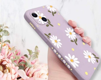Shockproof Pastel Color Flower Solid Case for iPhone 13 Pro Max 7 8 SE X XS Max XR 11 Pro Max 12 Pro Max Mini