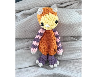 Soft Baby Mini Silly Monster Lovey | Knotted Crocheted Comfort Toy