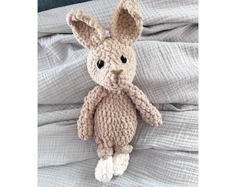 Cozy Rabbit Lovey | Handmade Crochet Comfort Toy for Baby