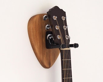 Plektrum  Gitarren Wandhalter Holz