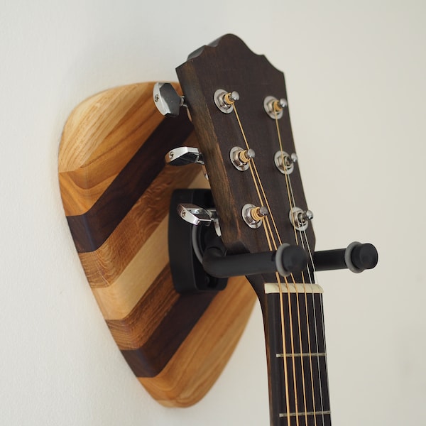 Plektrum  Gitarren Wandhalter Holz