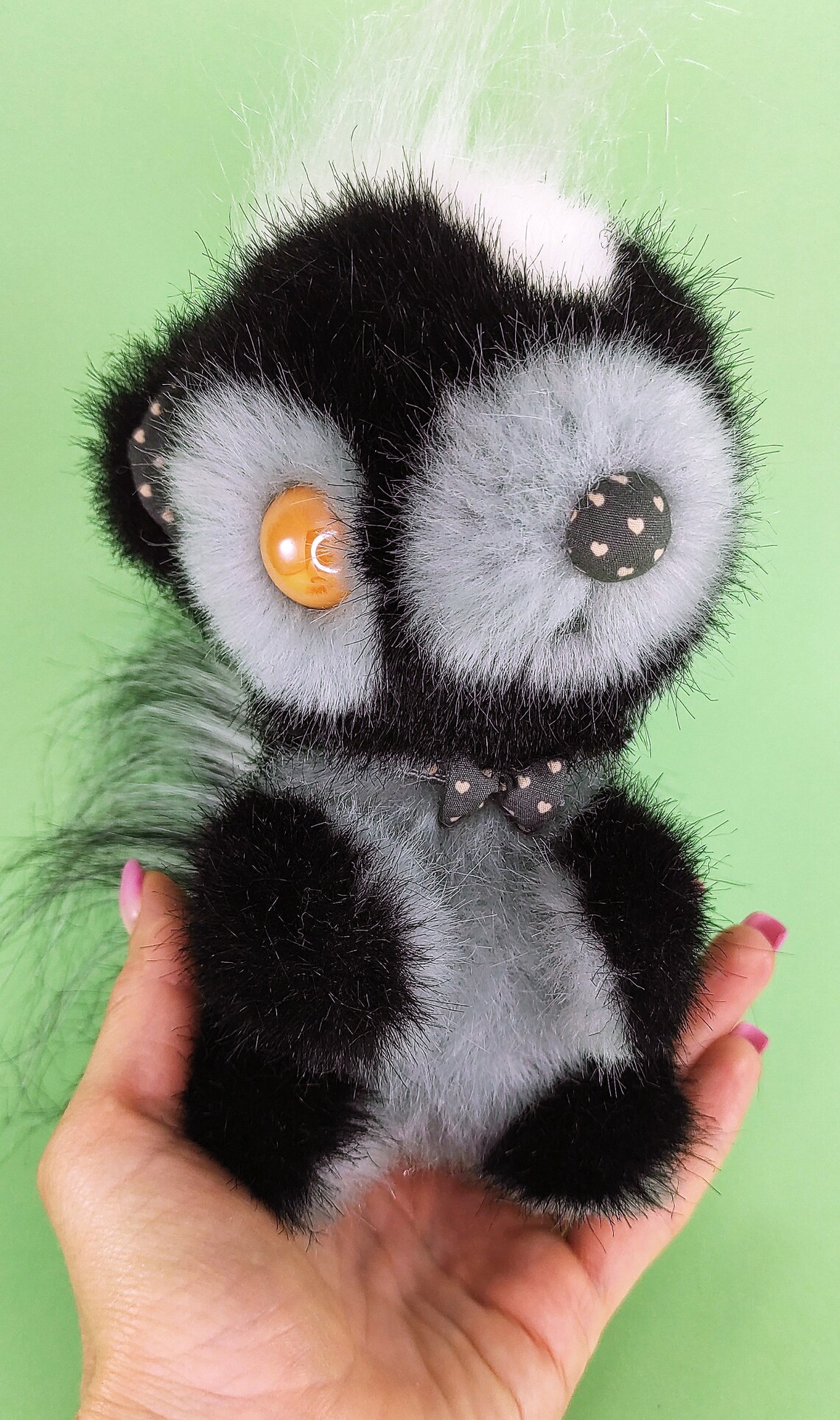 Stuffed Skunk Toy Happy Skunk Skunk Animal Toy Funny Skunk | Etsy