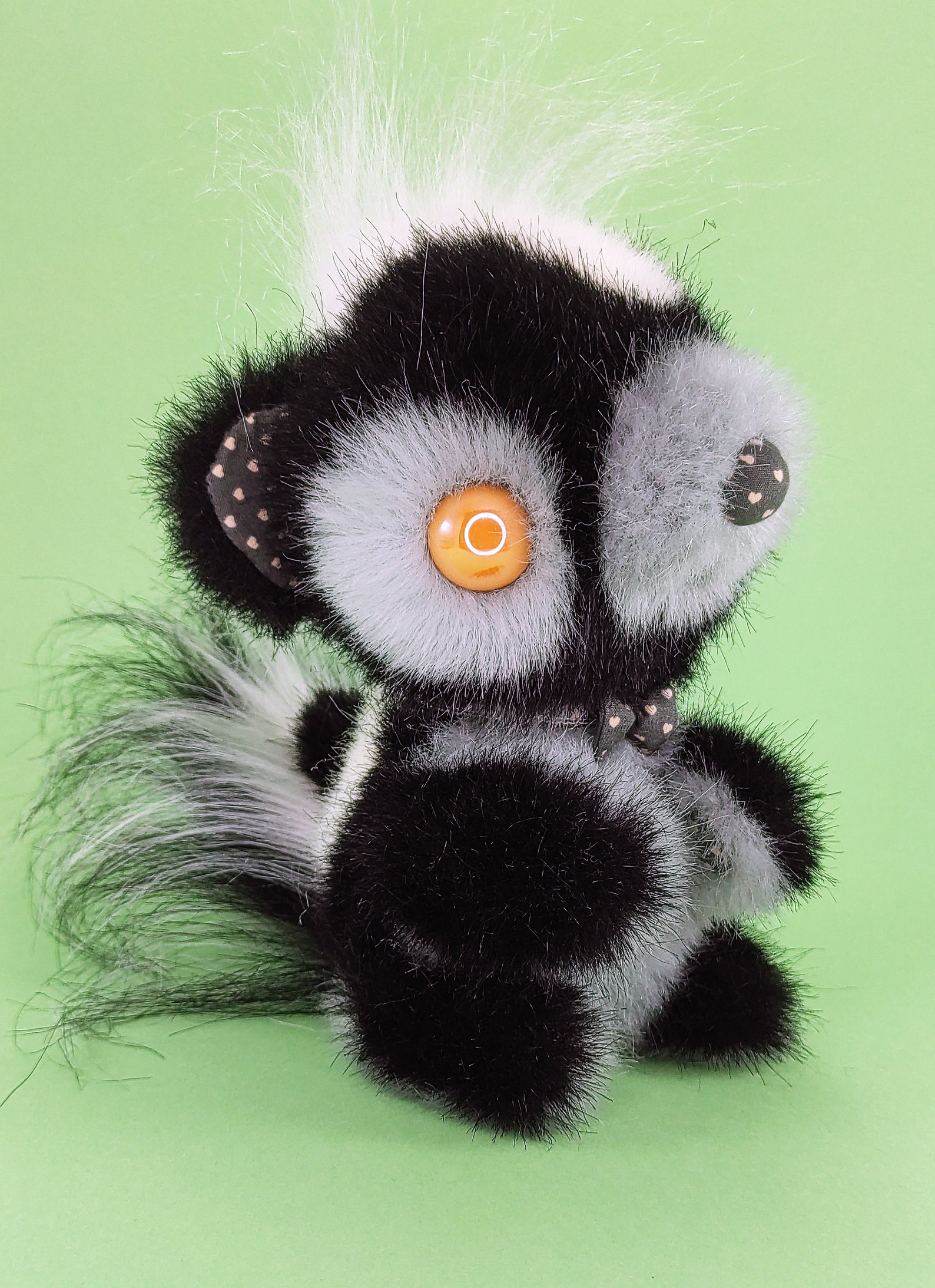 Stuffed Skunk Toy Happy Skunk Skunk Animal Toy Funny Skunk | Etsy