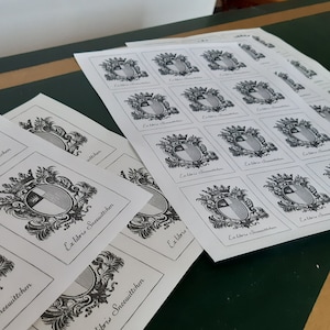 COMPLEMENTARY OPTION for the Custom Ex-Libris (do not buy this item alone)