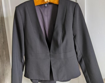 Vintage black suit jacket blazer, women's Ellen Tracy