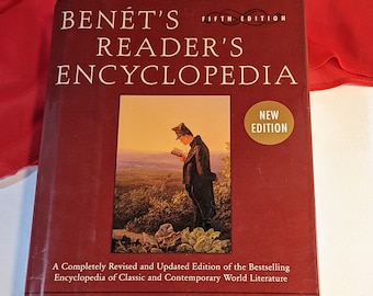 Benet's Reader's Enzyklopädie Fünfte Ausgabe Hard Cover Referenz Wörterbuch Buch ISBN 978-0-06-089016-2 Mit Original Schutzumschlag