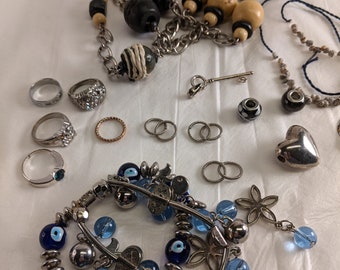 Vintage costume Jewelry miscellaneous lot mixed items