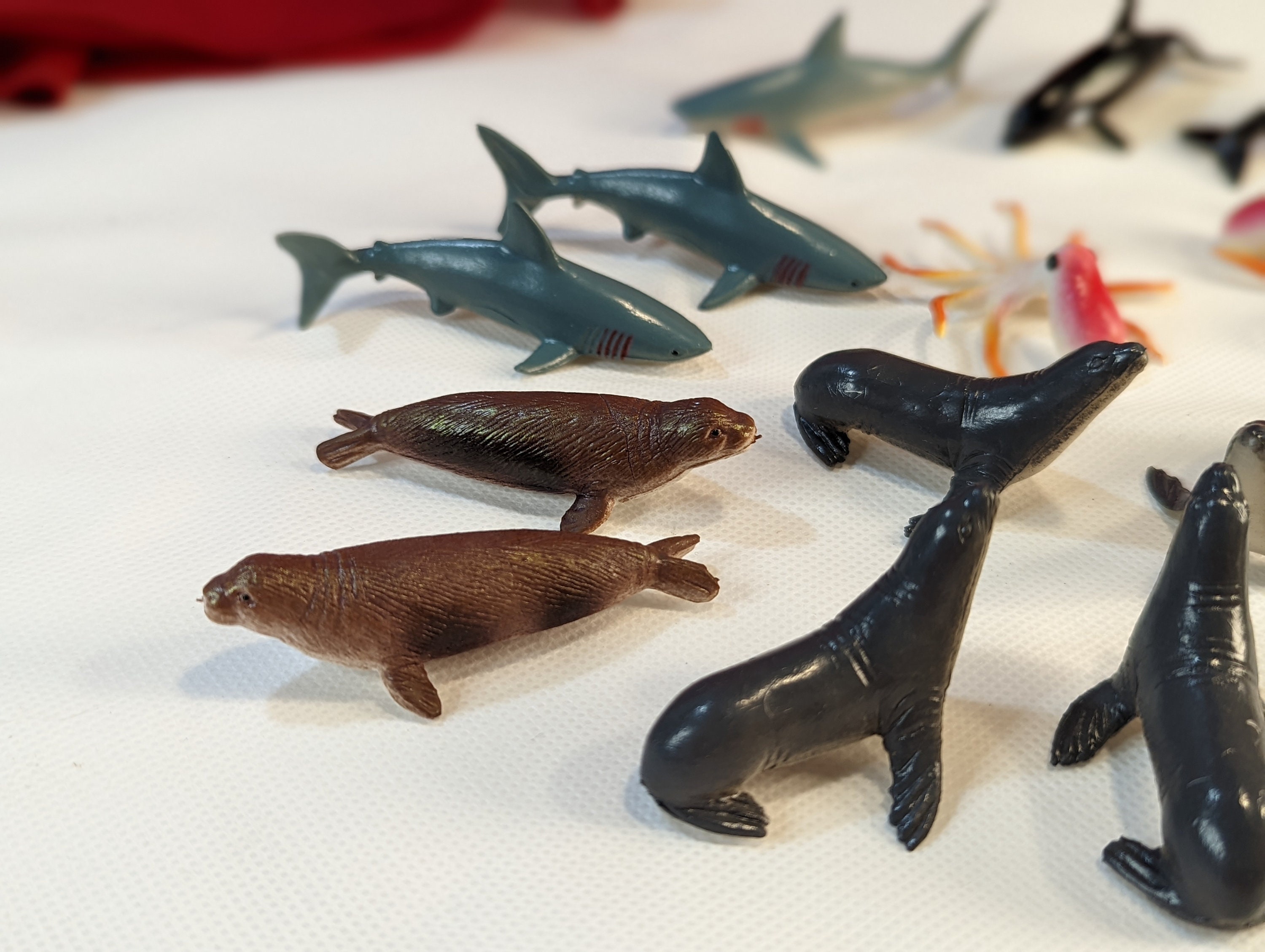 Plastic Rubber Sea Animals Creatures Painted Rubber Wild Life - Etsy