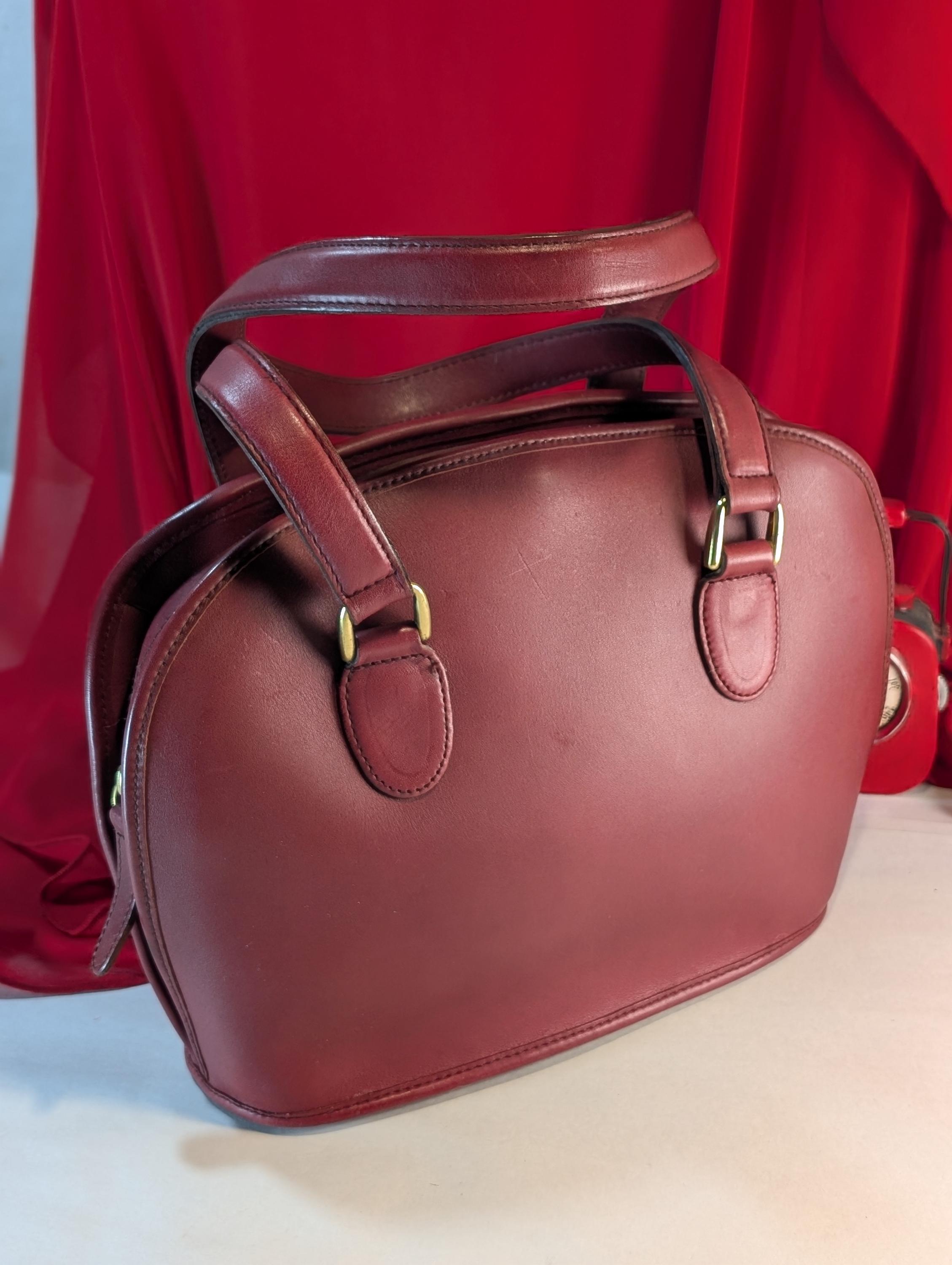 ♡COACH 本革ワインケース♡ノベルティ☆ HATTORI 本革ワインボトルケース Mサイズ（ボルドー、日本酒向け