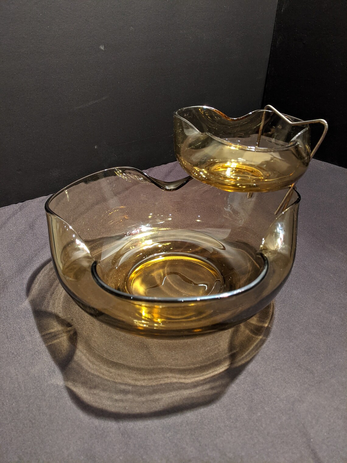 Anchor and Hocking chip and dip set 1960's 1970's Etsy