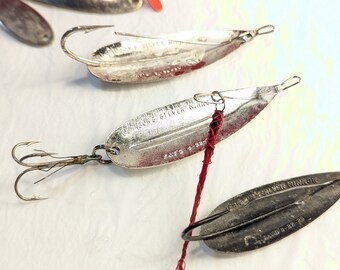 Vintage Fishing Lure Set: Mr. Champ, Johnson Silver Minnow, Williams +  Blanchard - Etsy