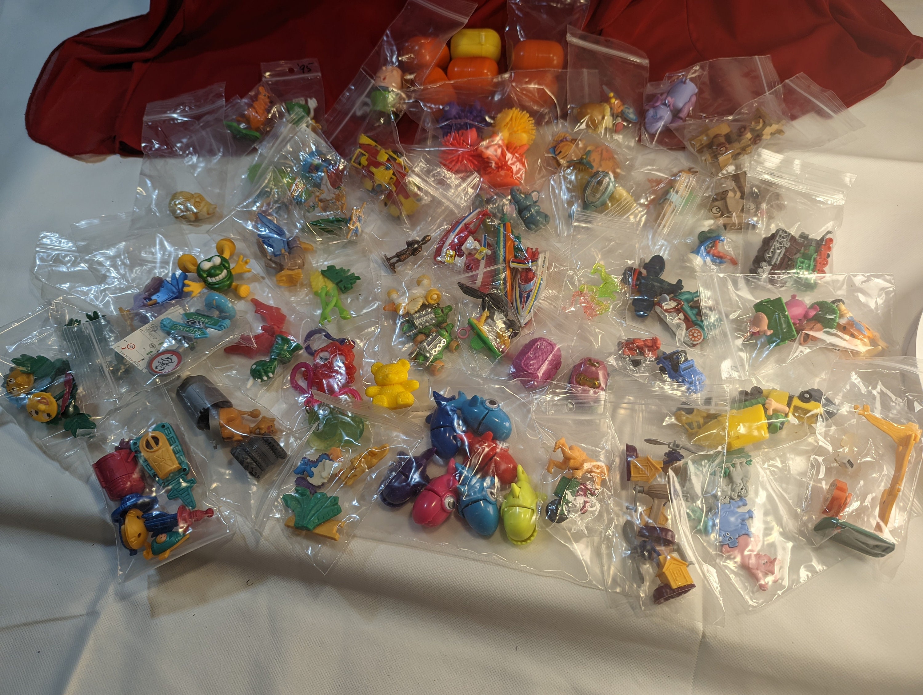 Kinder Surprise Plastic Toys and Wood Toy Collection 89 Pieces - Etsy