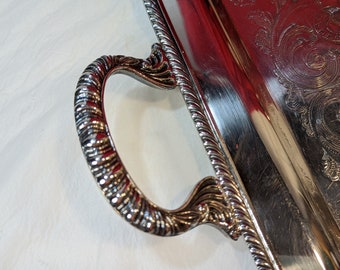 【WM.A. Rogers】バターディッシュ / ブレットサーバー Wm. A. Rogers SP Copper Lead MTS 9285 Large Silverplate