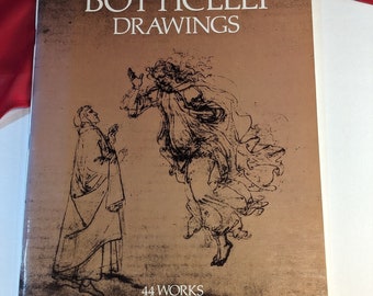 Dibujos de Botticelli 44 obras de Sandro Botticelli Biblioteca DoverArt Libro ilustrado de tapa blanda 1982 ISBN 0-48624248-X