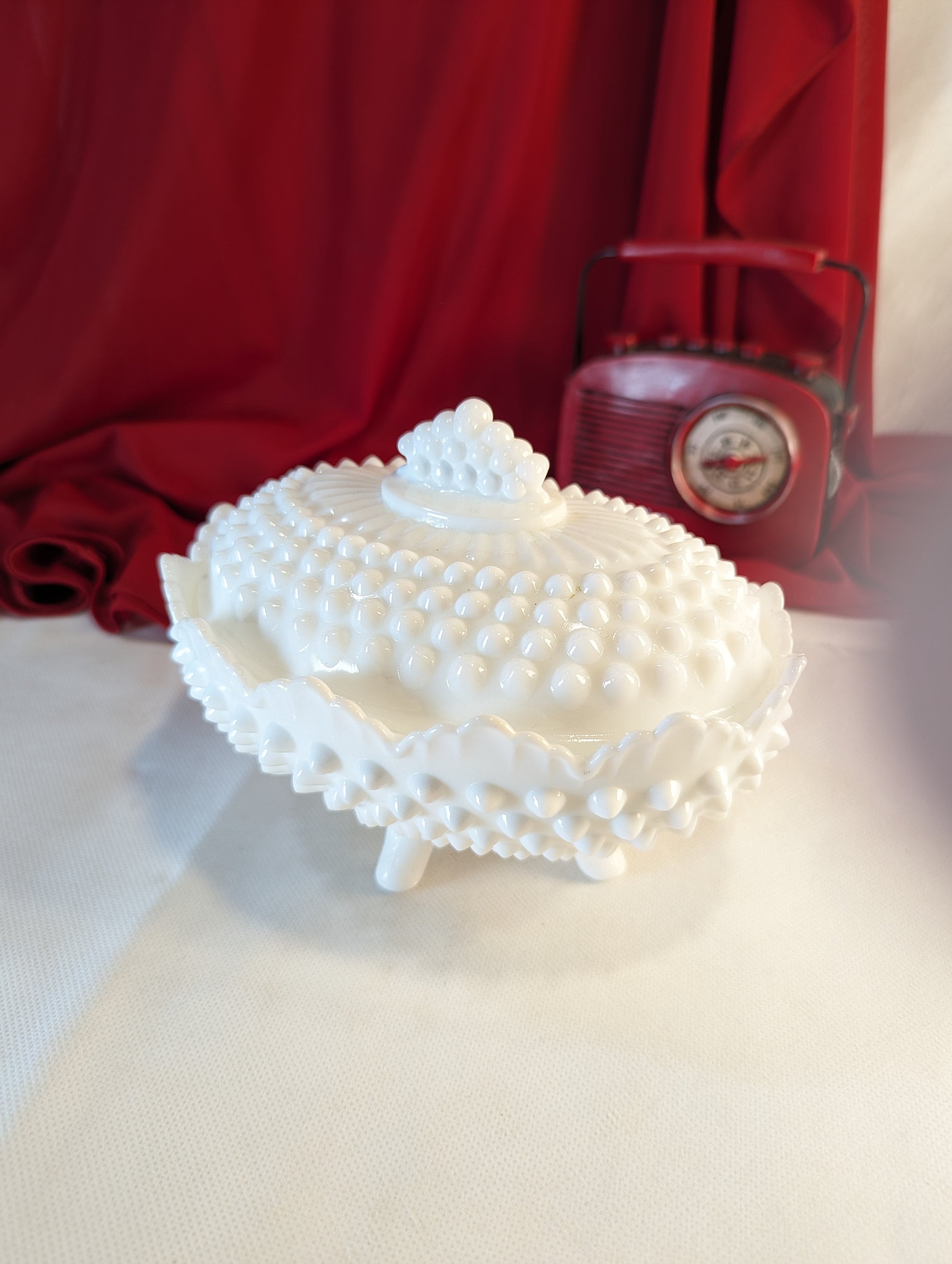 Fenton candy dish - Etsy 日本