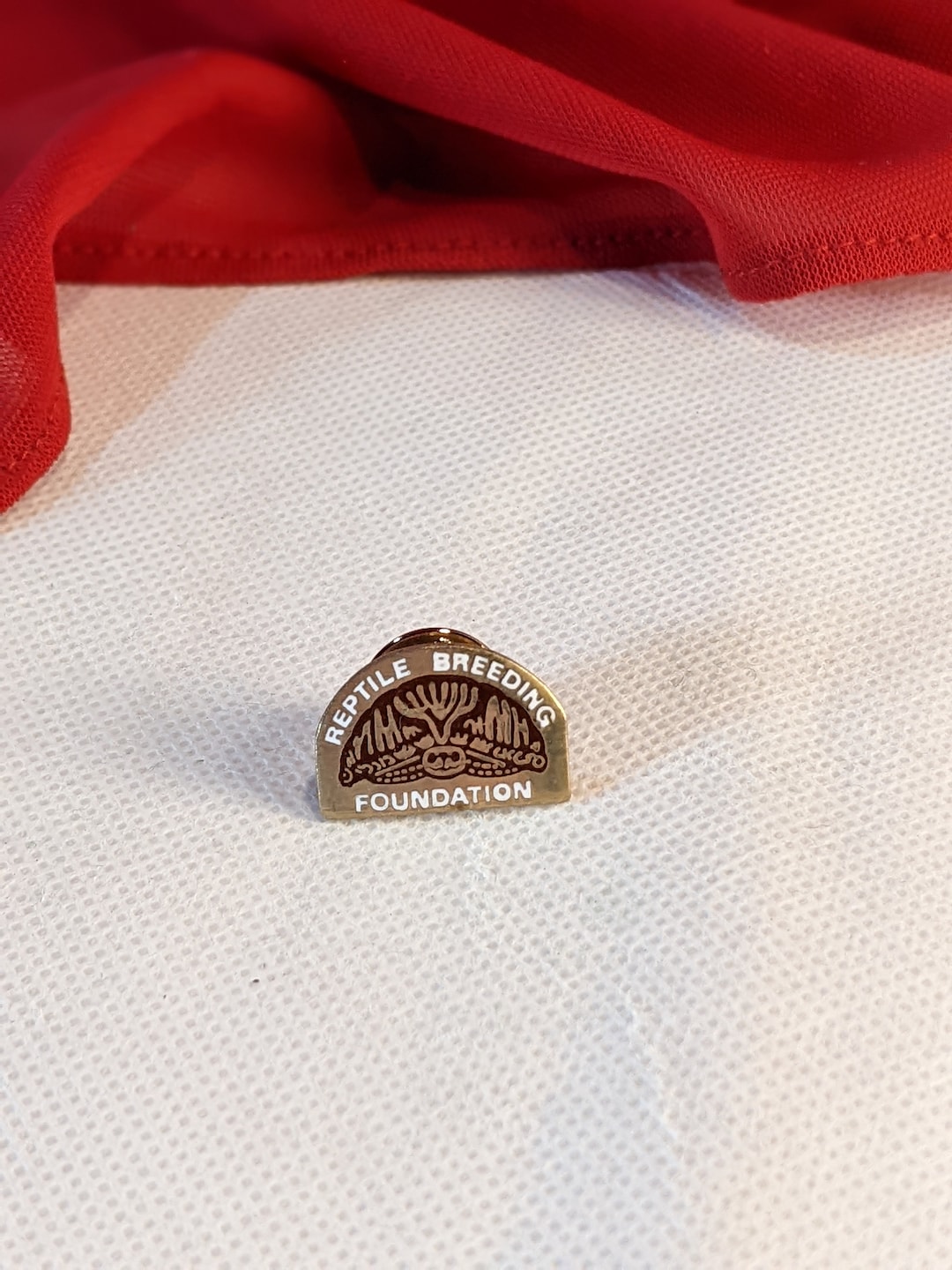 Breeding Pin Vintage Collectible and Rare Reptile Breeding Foundation Hat Pin or ...