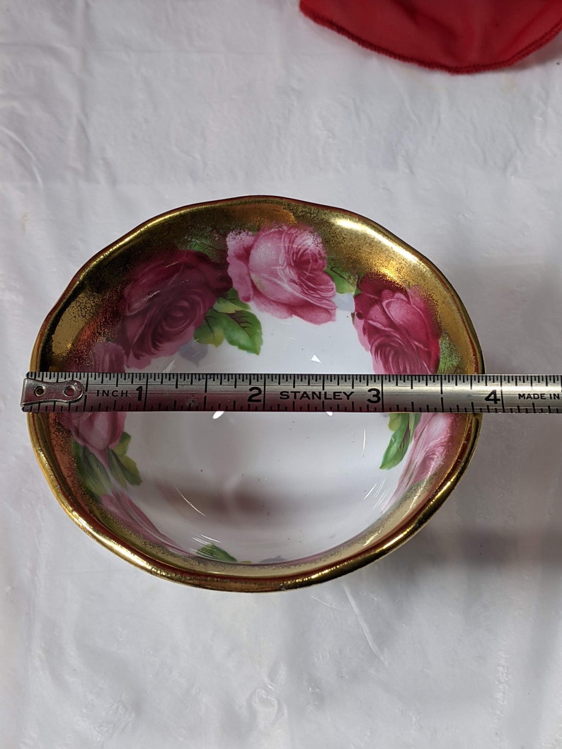 Royal Albert Old English Rose Heavy Gold Gilding Crown China Etsy