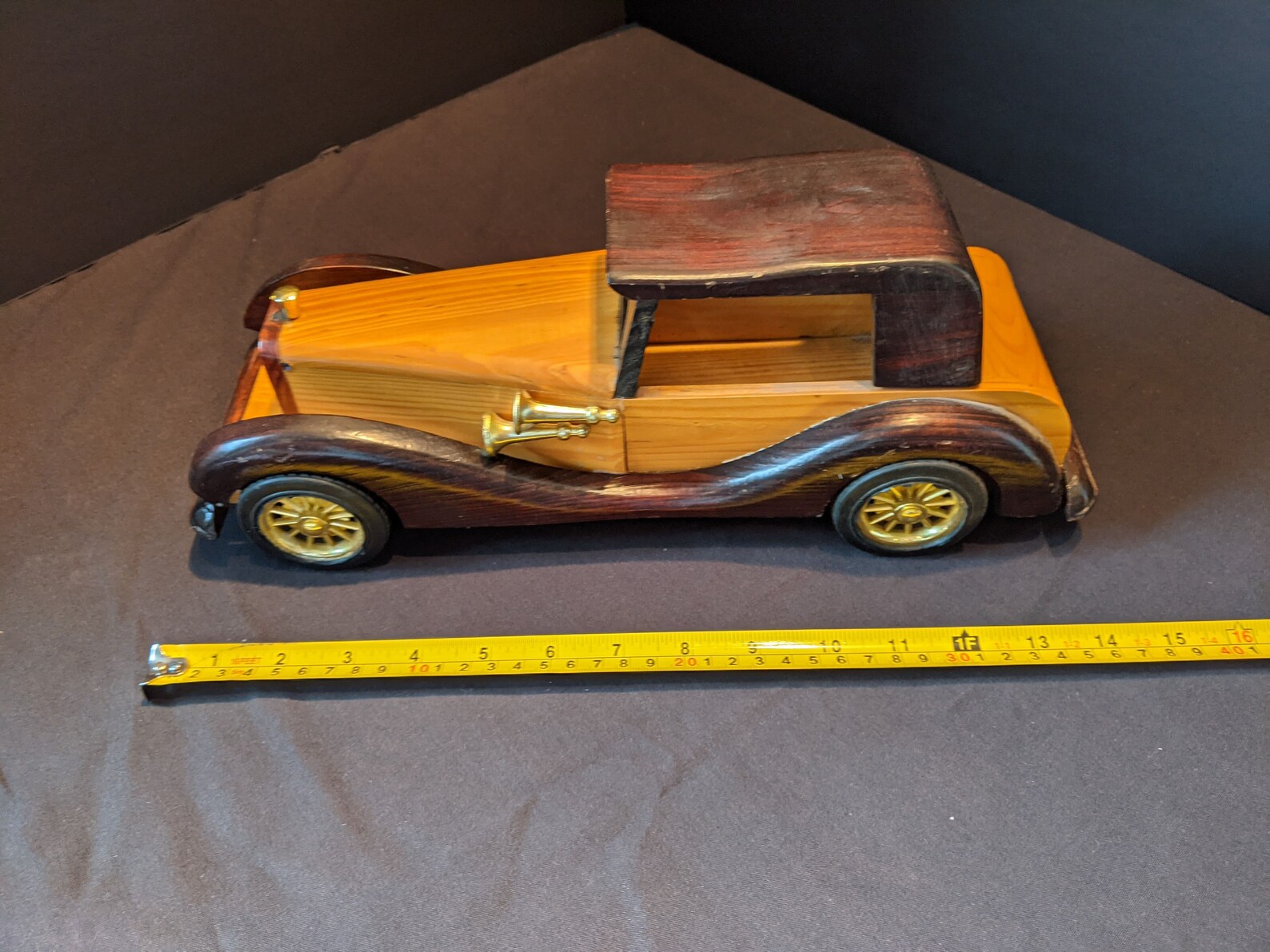 Wood Roadster Car Decoration Hand Made Vintage Collector Etsy Australia