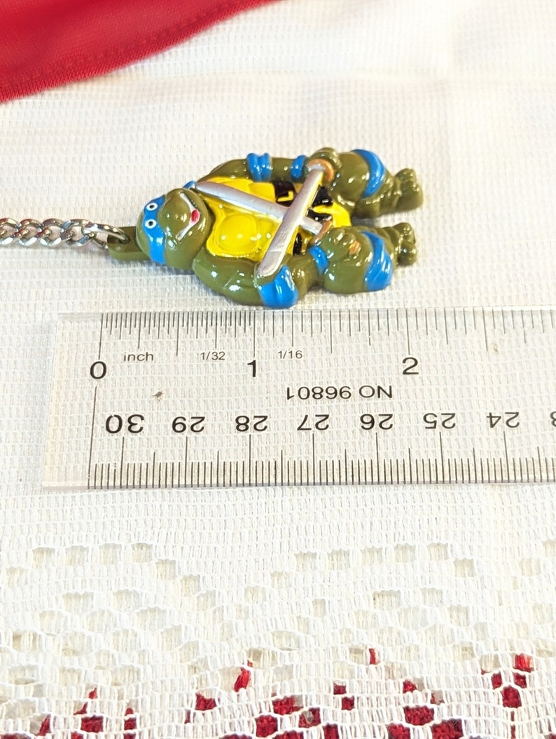 TMNT Keychain Teenage Mutant Ninja Turtle Figure Leonardo - Etsy