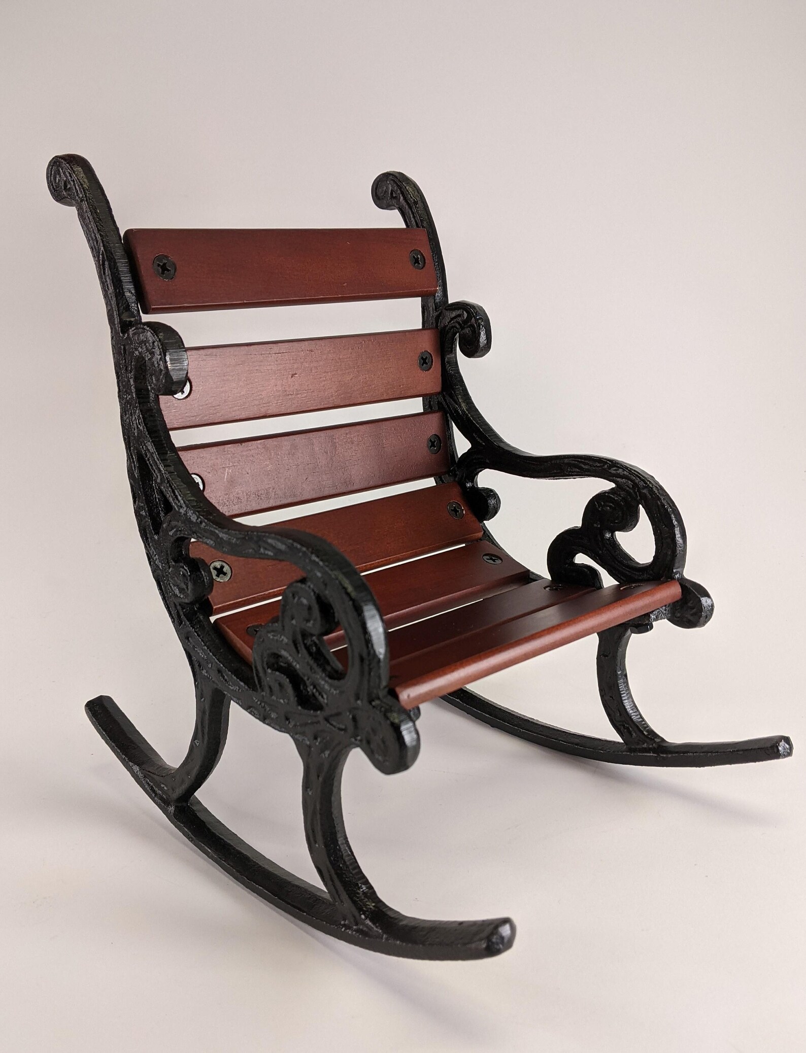 Cast Iron dolls rocking chair knock down for assembly Etsy