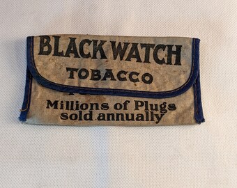 Black Watch Tobacco Pouch Silk Thewing Tobacco Pouch Imperial Tobacco of  Canada Used 5