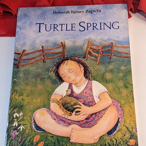 Turtle Spring by Deborah Turney Zagwin Soft Cover CHildren&#39;s Story Book  ISBN 1-58246-052-3 2004