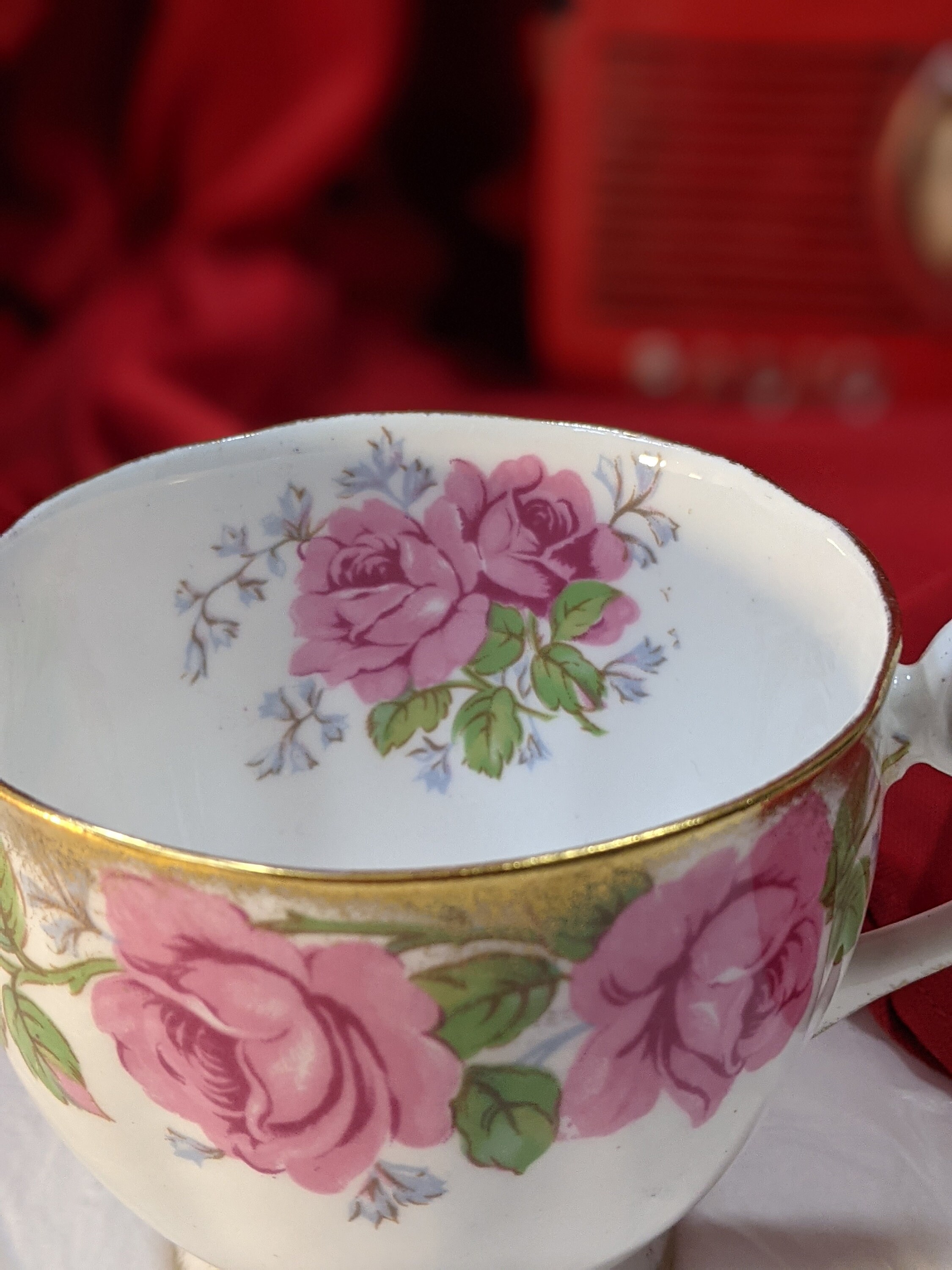 Queen Ann Fine Bone China Coffee Cup Model 4672 Avon Shaped Etsy