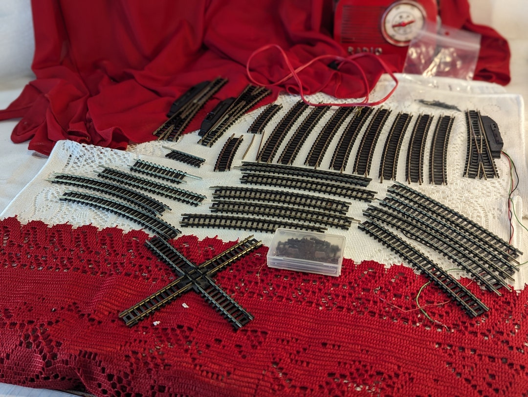 Atlas Model Train Track N Guage Scale Assorted Pieces 28 Piece Etsy