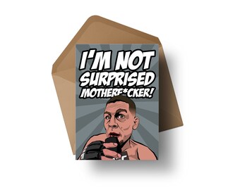 UFC Fighter - Nate Diaz | Greeting Card
