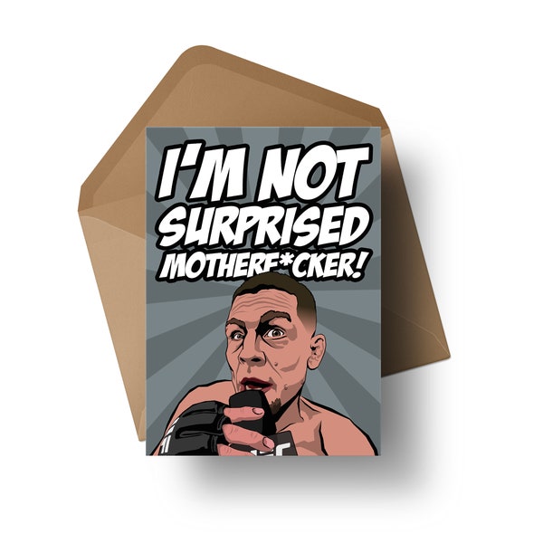 UFC Fighter - Nate Diaz | Greeting Card