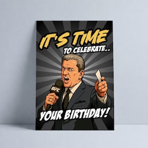 UFC Birthday Card – Bruce Buffer | Fan Art
