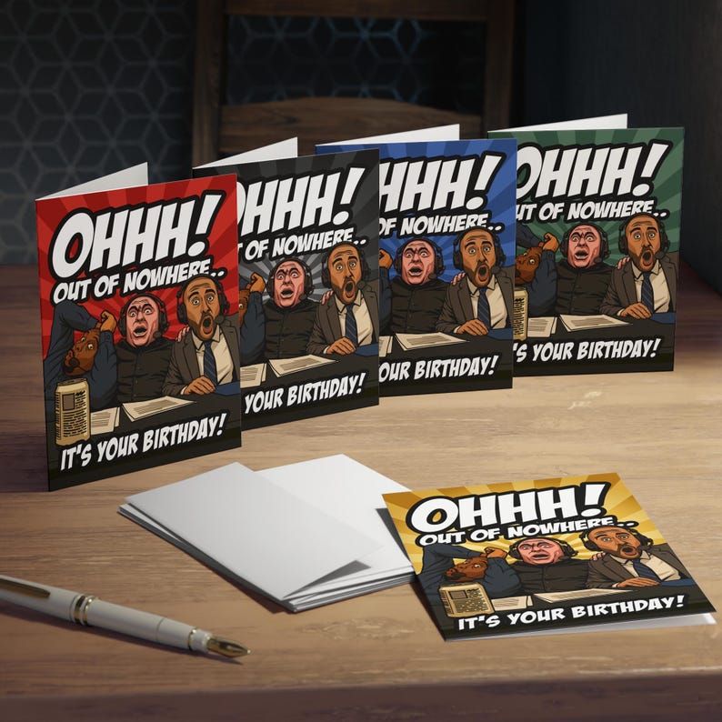 UFC Birthday Card – DC, Joe Rogan & Jon Anik | Fan Art image 5