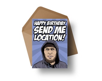 UFC Fighter - Khabib Nurmagomedov | Birthday Card