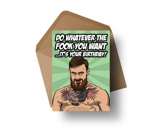 UFC Fighter - Conor McGregor | Birthday Card