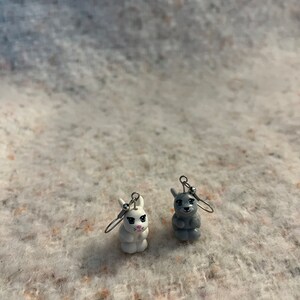 Lego Bunny earrings