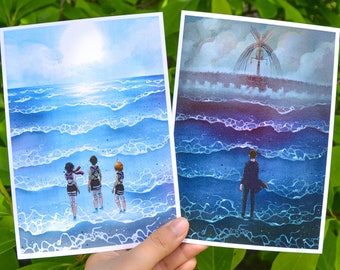 Anime Print | Aesthetic Print | Landscape Print | Shock Reveal Print | Fanart Print | Gifts under 20 | Popular anime | Tiktok Anime