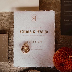 Modelo de convite de casamento rústico | Modelo editável do Canva | Download instantâneo | Conjunto de convites de casamento para impressão faça você mesmo Casamento ocidental no campo