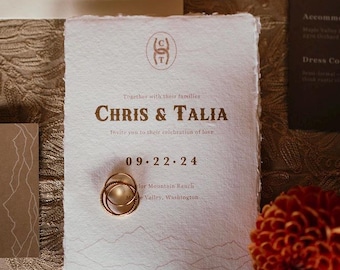 Rustic Wedding Invitation Template | Editable Canva Template | Instant Download | DIY Printable Wedding Invite Set Western Wedding Country