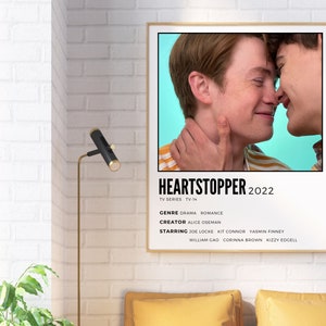 Heartstopper, Nick & Charlie Poster | TV Poster | Digital Download Art Print | LGBT+