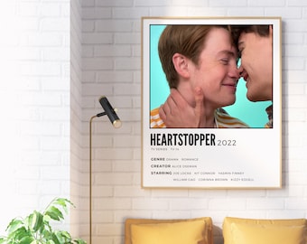 Heartstopper, Nick & Charlie Poster | TV Poster | Digital Download Art Print | LGBT+