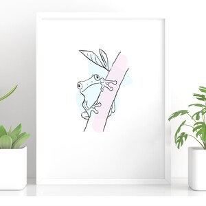 Trans Pride Frog | Digital Download Art Print | LGBT+