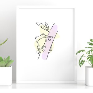 Nonbinary Pride Frog | Digital Download Art Print | LGBT+