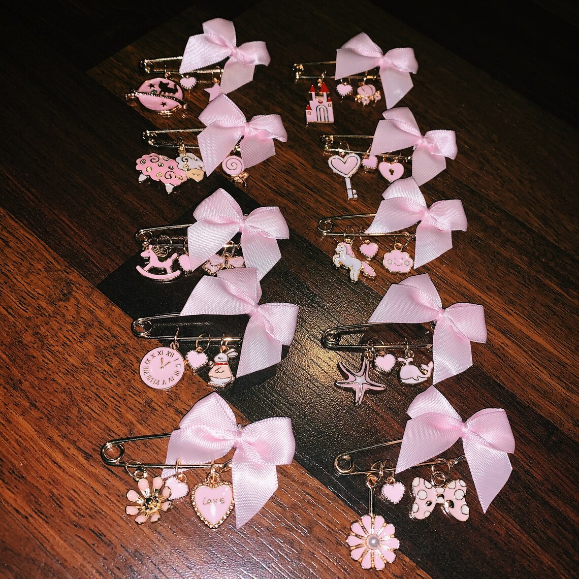 Baby Brooches Baby Shower Pins for Guest Personalized Pins Etsy