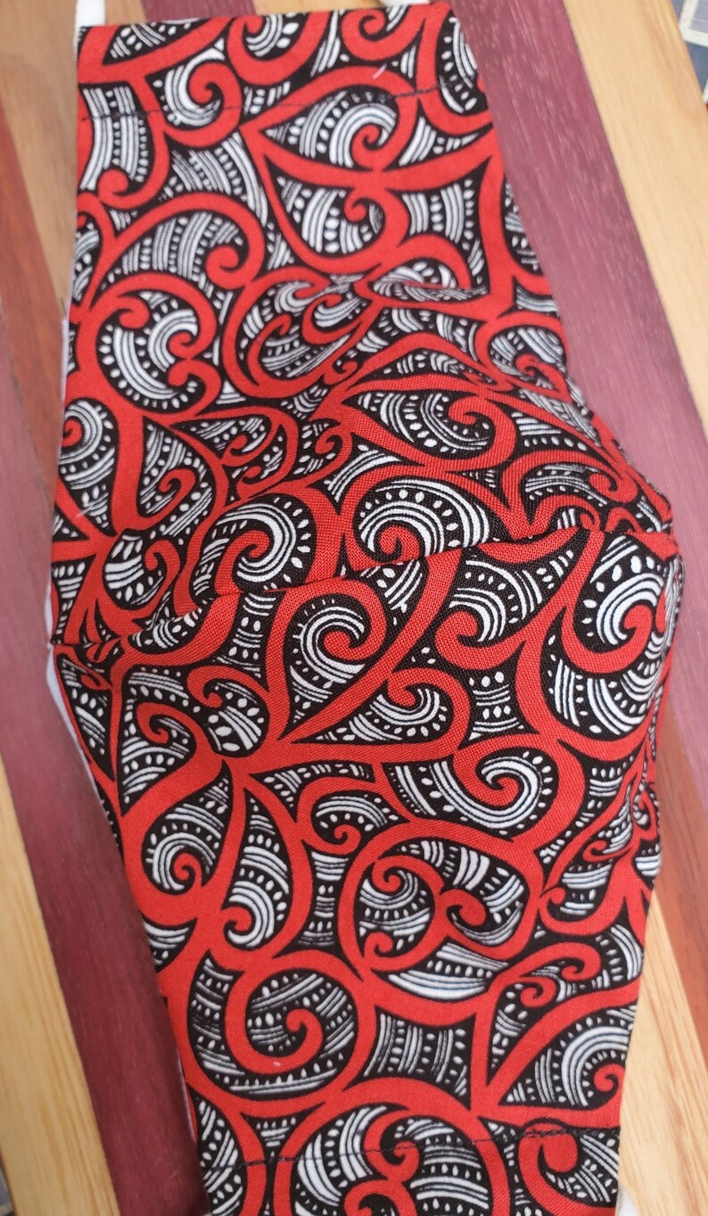 New Zealand Masks Fern Maori Koru Design Face Covering Bundle of 3